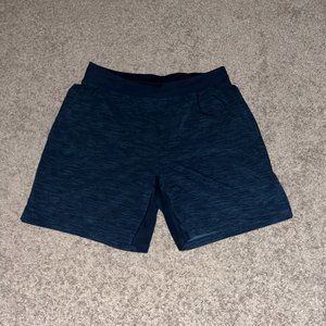 Lululemon T.H.E. Short Linerless 7" – Size L – Heathered Navy